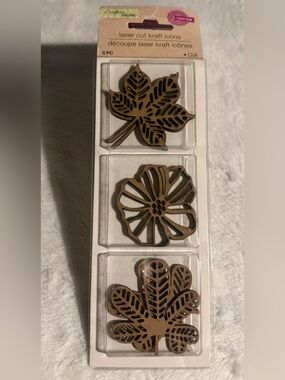 Crafter's Square 6PC Laser Cut Kraft Icons